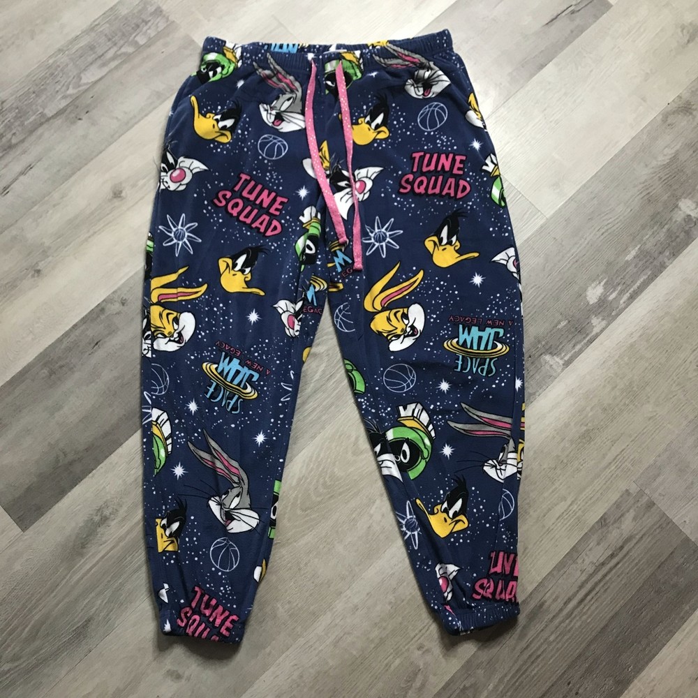 Space Jam Velour Jammie Joggers Lounge pants Wmns sz Large